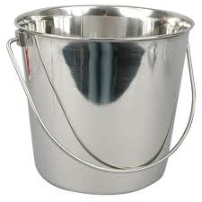 stainless steel pail