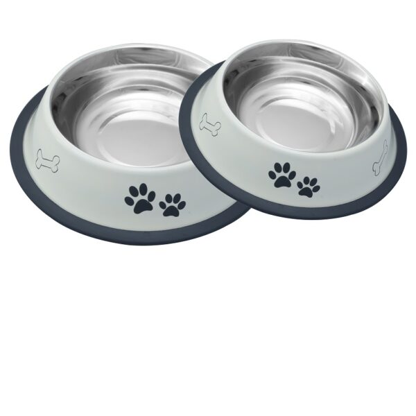Colored Non-Slip Anti-Skid Bowls with Prints
