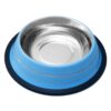 Colored Non-Slip Anti-Skid Bowls with Silver Linings - Image 2