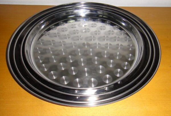 STAINLESS STEEL ROUND TRAYS